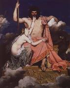 Jean-Auguste-Dominique Ingres jupiter och thetis oil on canvas